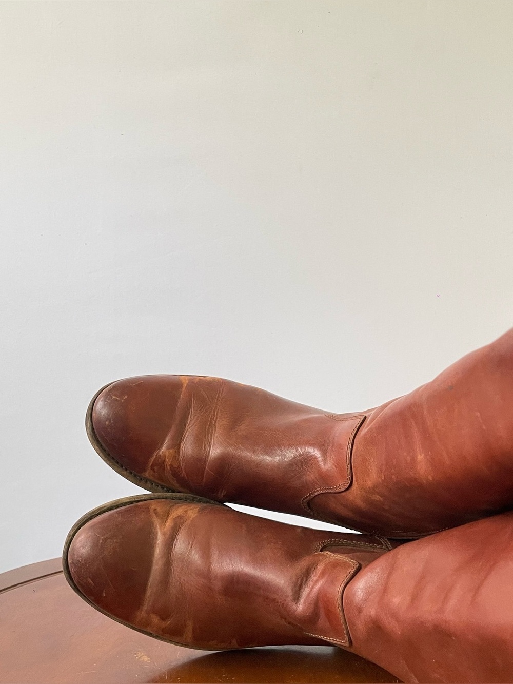 Frye Melissa Button Brown Leather Tall Riding Boots | US 8.5 - Picture 5 of 9